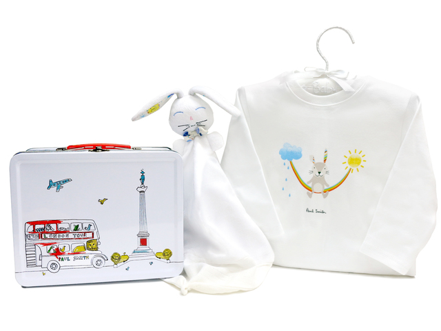 New Born Baby Gift - Paul Smith Baby metal gift box set - L36669172 Photo