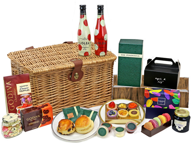 Wine n Food Hamper - Picnic Gift Hamper G34 - L76606610 Photo